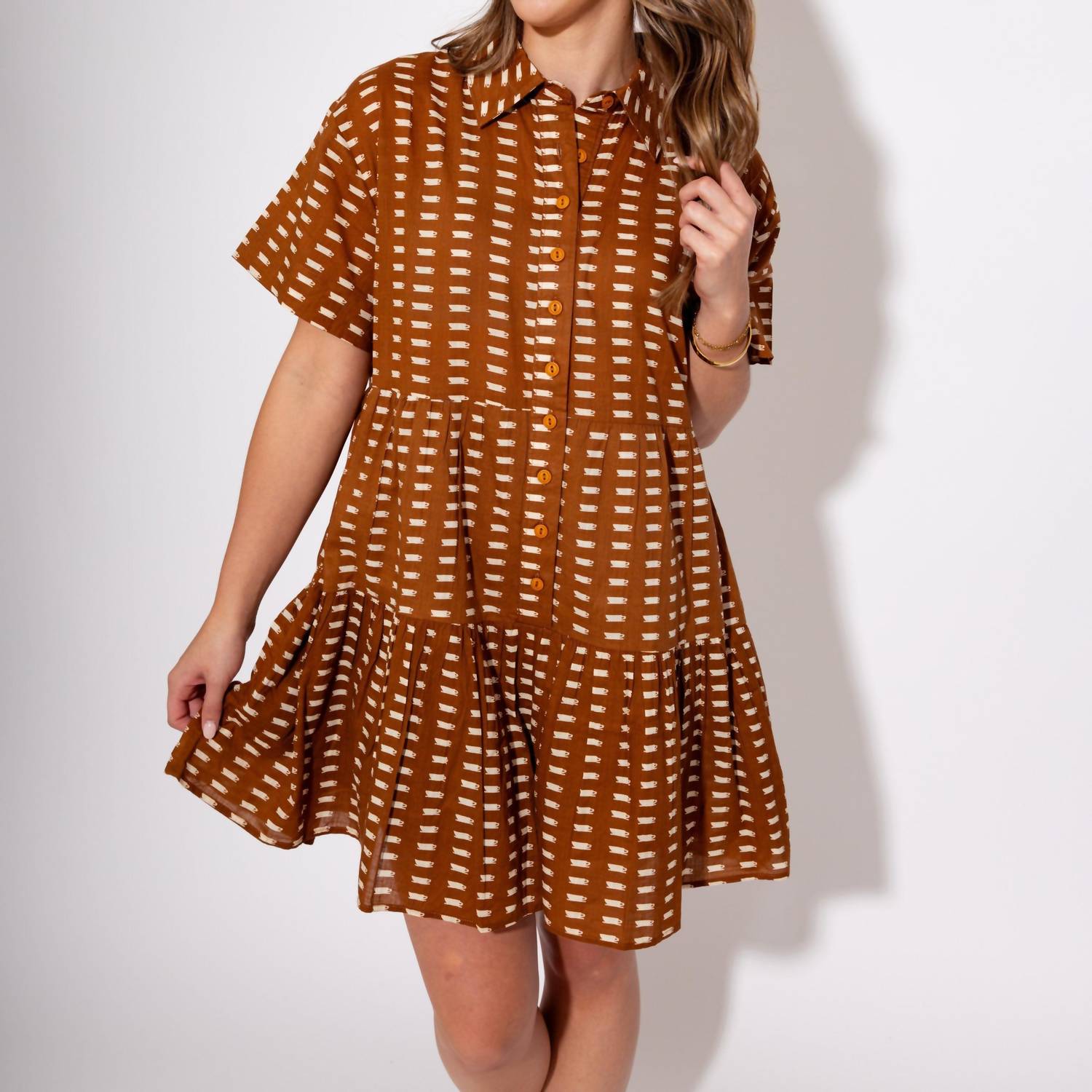 Ivy Jane - Long-sleeve Button-up Romper