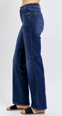 Judy Blue - Women's Dahlia Fid Rise Tummy Control Classic Straight Jeans