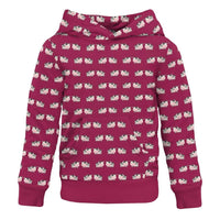 Kickee - Fleece Kangaroo Pocket Pullover Sweatshirt