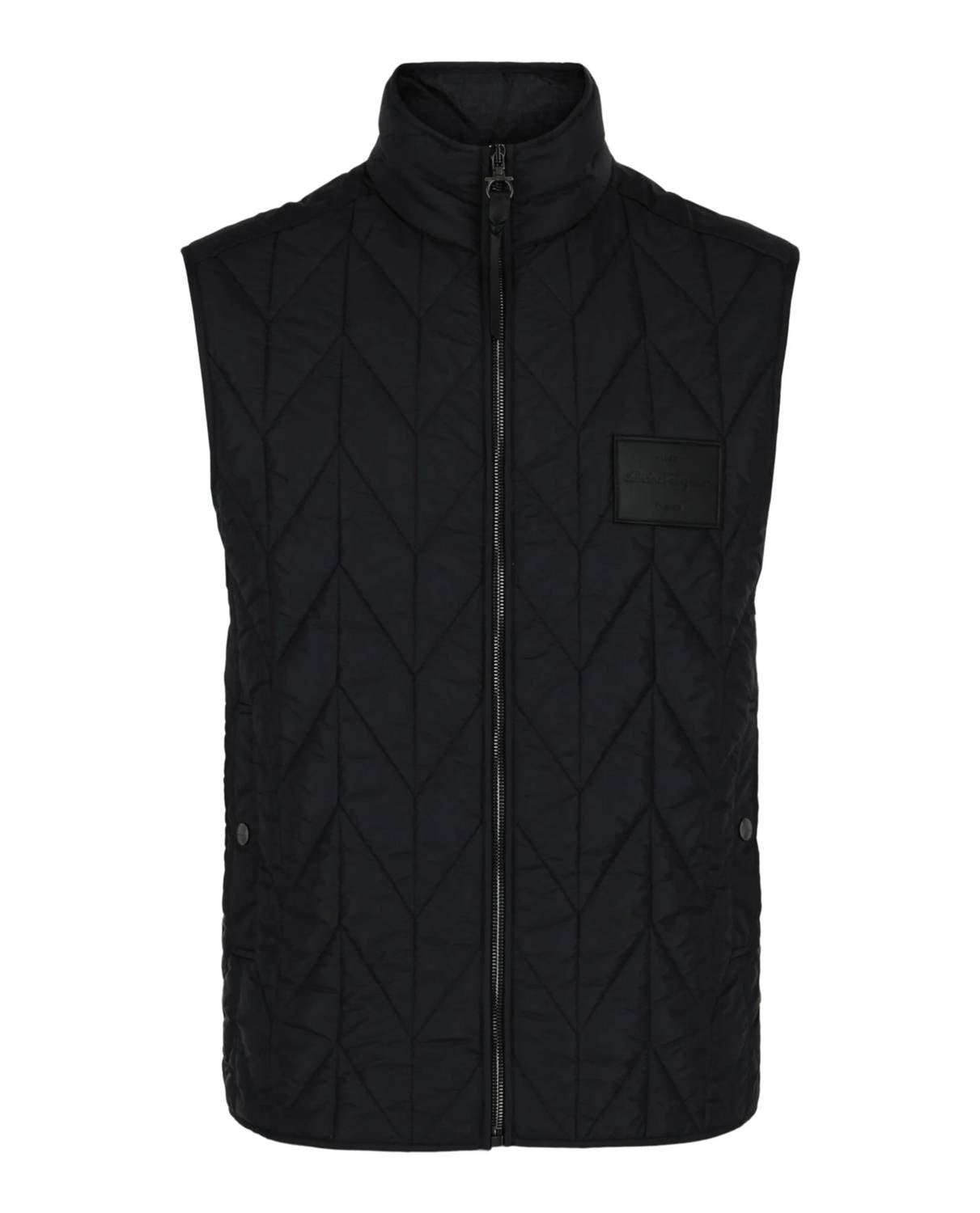 Salvatore Ferragamo - Men's Chevron Quilted Vest