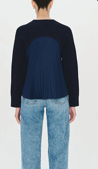 SIMKHAI Maeve Pullover Sweater in midnight - women's sweater - alternate view