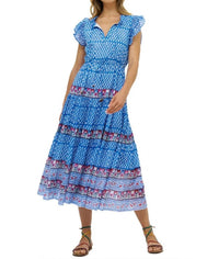 Oliphant - Cinched Flirty Midi Dress