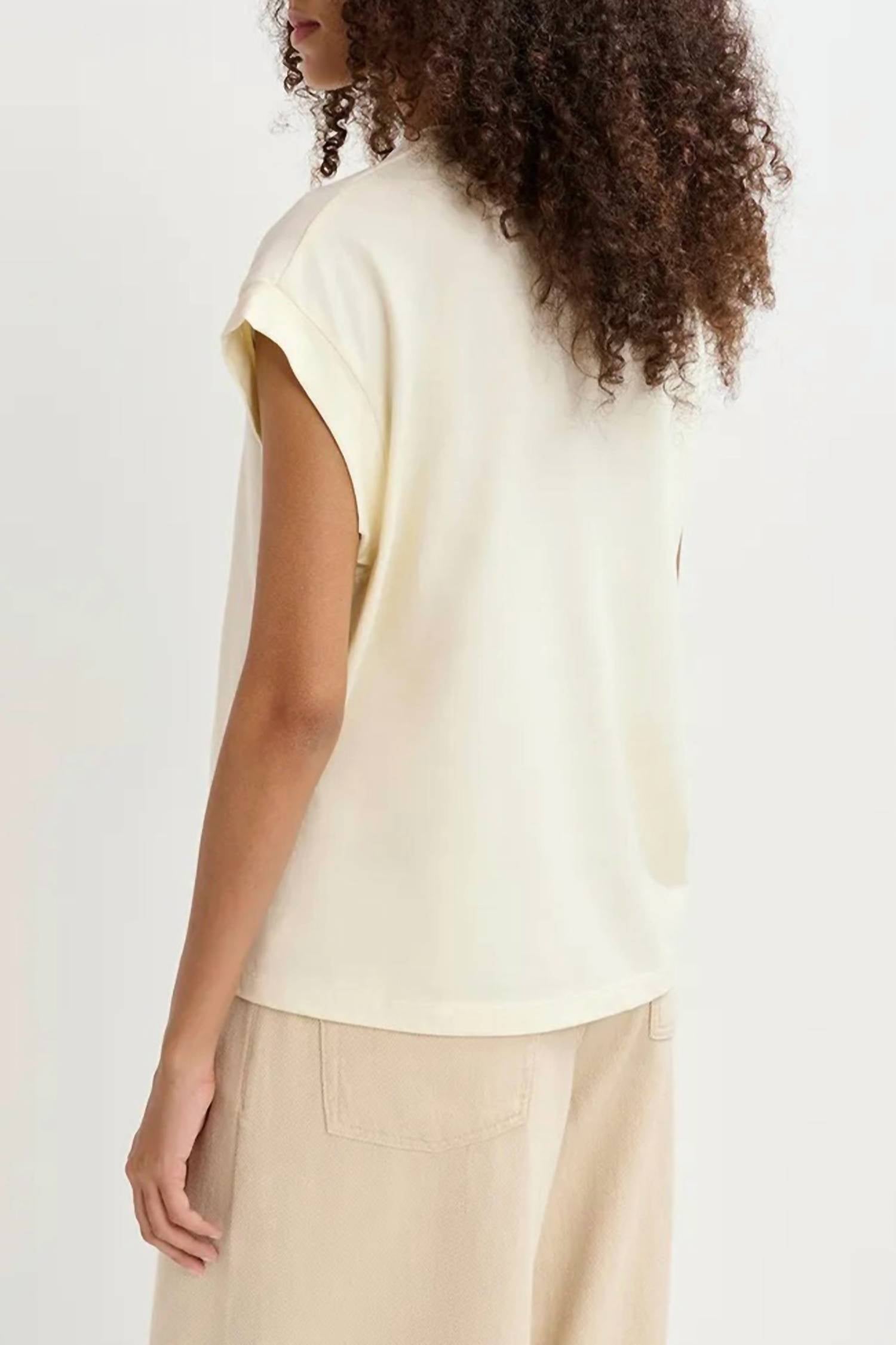 Essentiel Antwerp - Glaieul Embroidery Cotton T-shirt