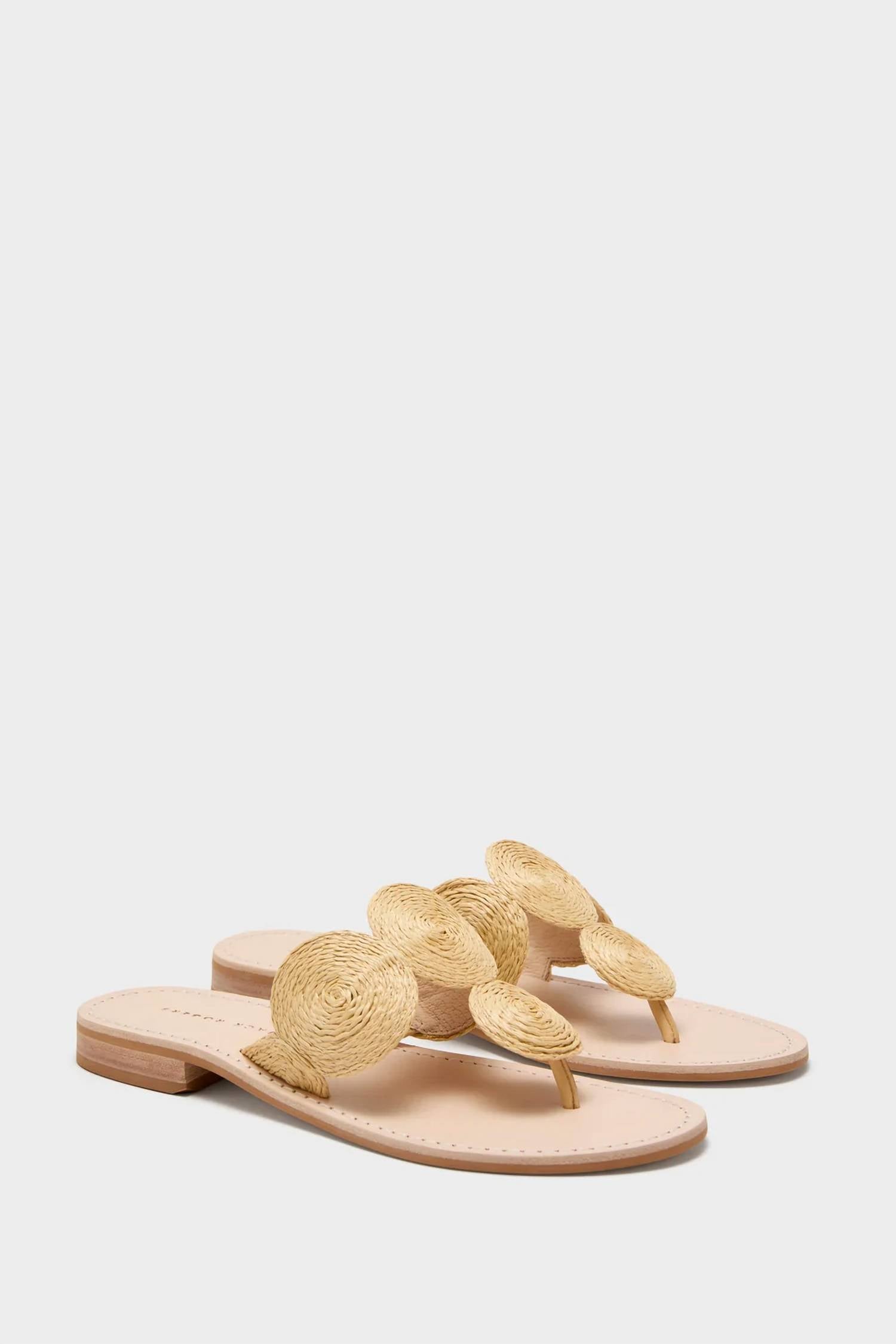 Jack Rogers - Women's Margo Flat Raffia Sandals