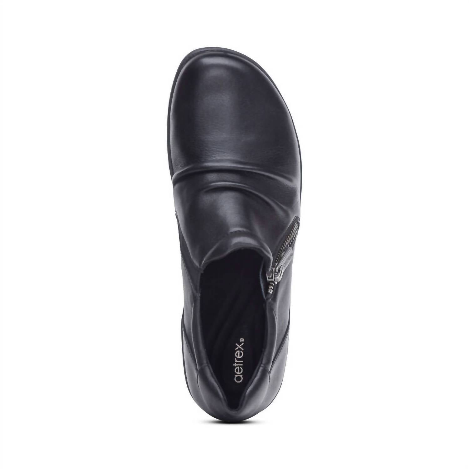 Aetrex - Women's Katie Side Zip Slip-on Loafer