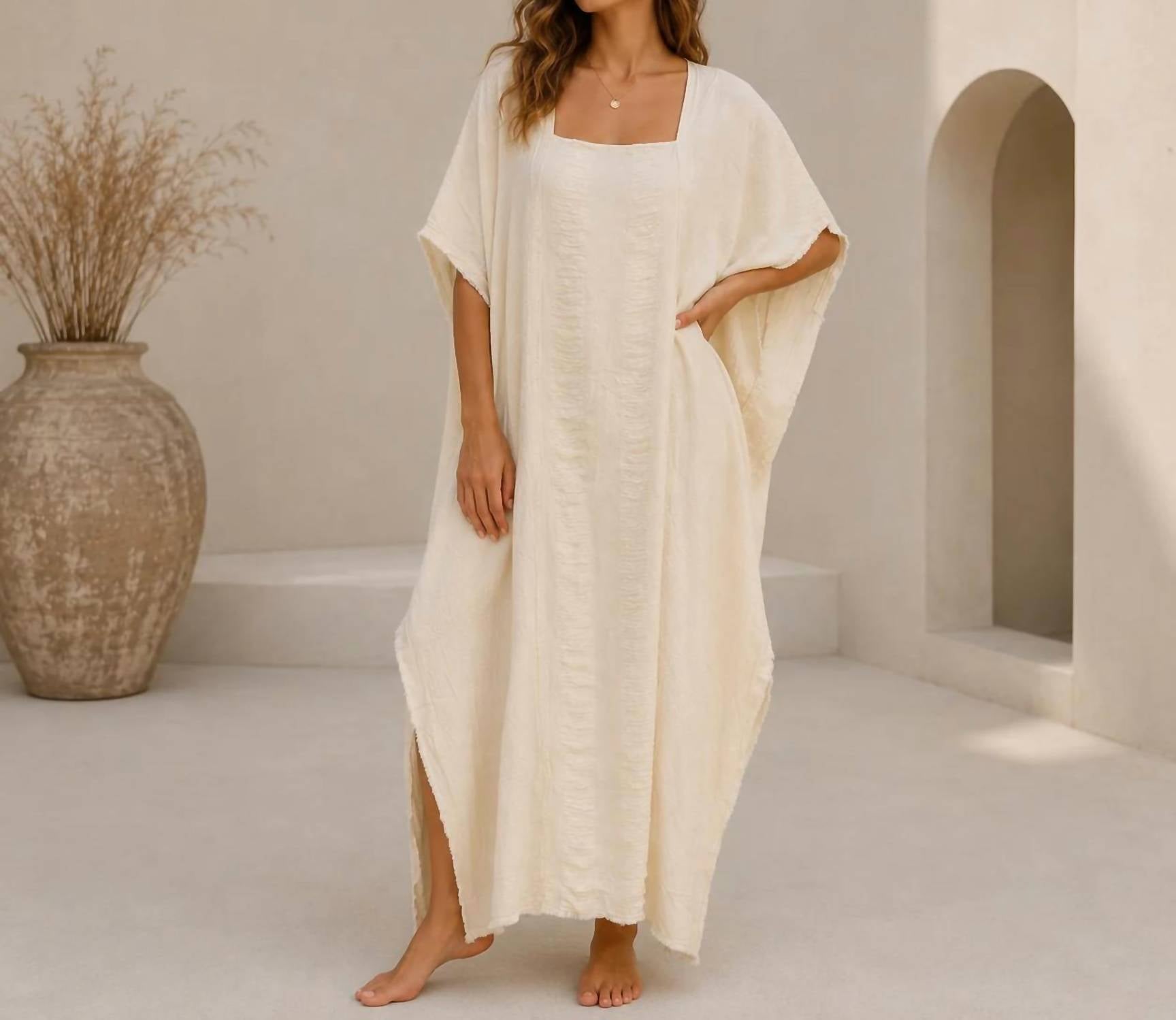 Mystery Resort - Mary Maxi Caftan Dress