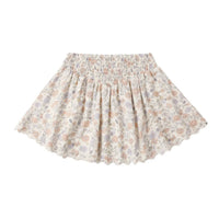 Rylee + Cru - Girl's Smocked V Mini Skirt