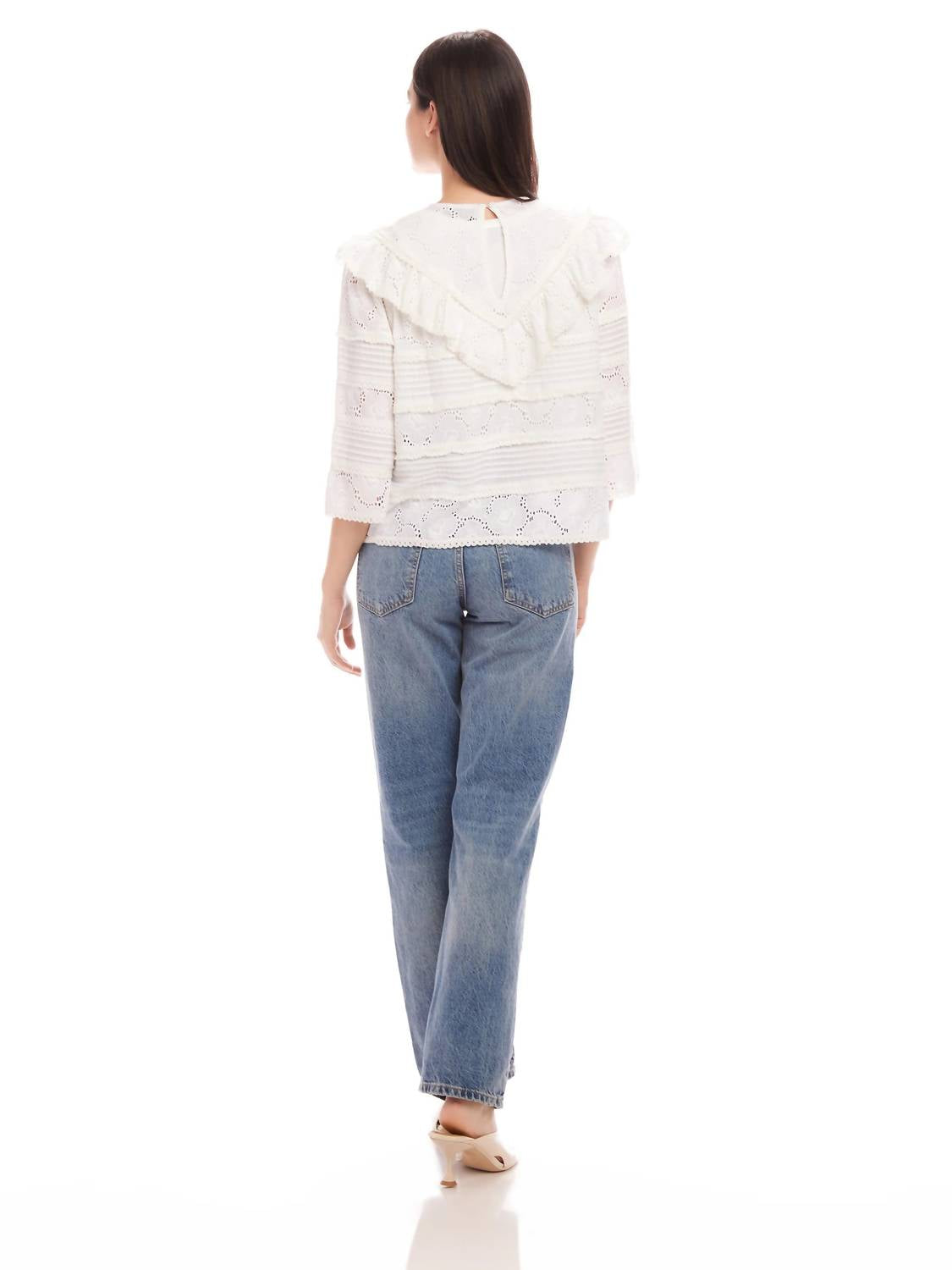 Fifteen Twenty - Flora Eyelet Lace Top