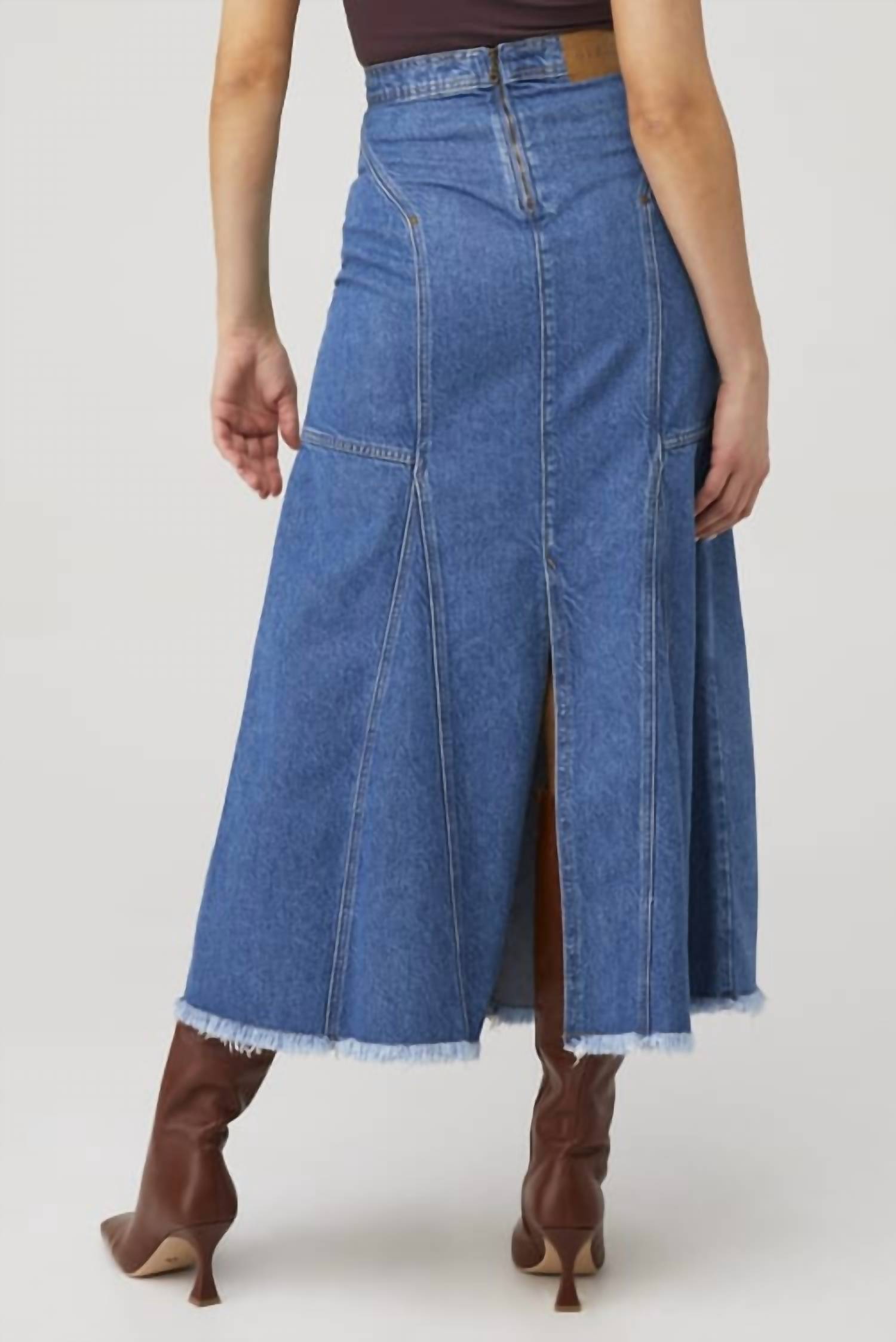 Spell - Muse Denim Maxi Skirt