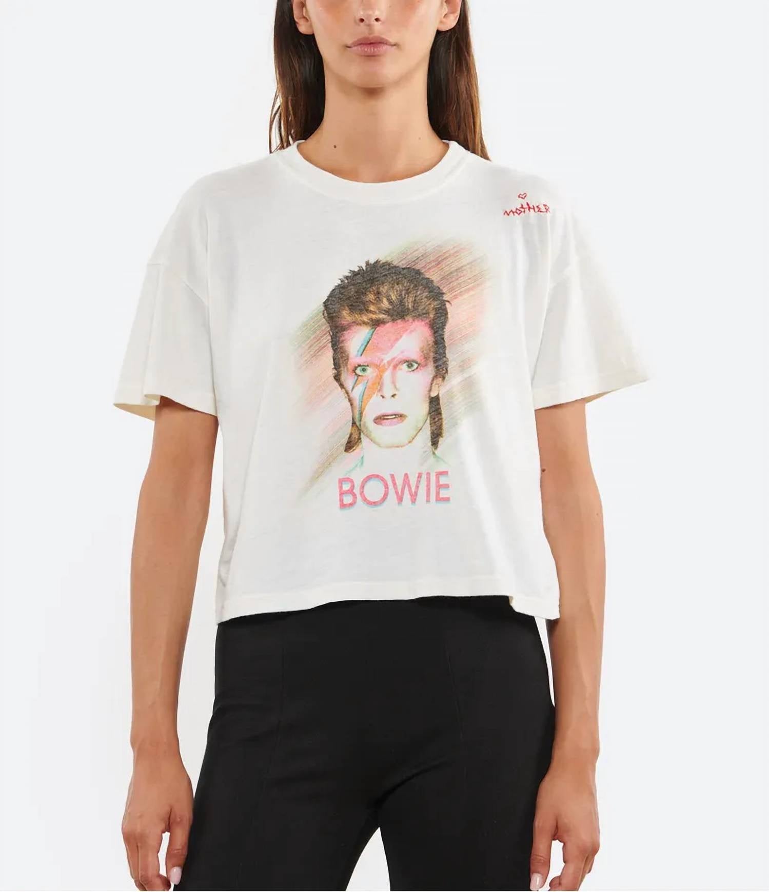 Mother - Women's Grab Bag Crop Bowie Tee Top