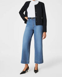Spanx - Cropped Wide Leg Crop Jeans
