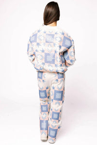 Queen Of Sparkles - Patchwork Top & Pants Set