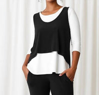 Sympli - Pleat Back Smock Top