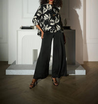 Joseph Ribkoff - Floral Jacquard Swing Jacket