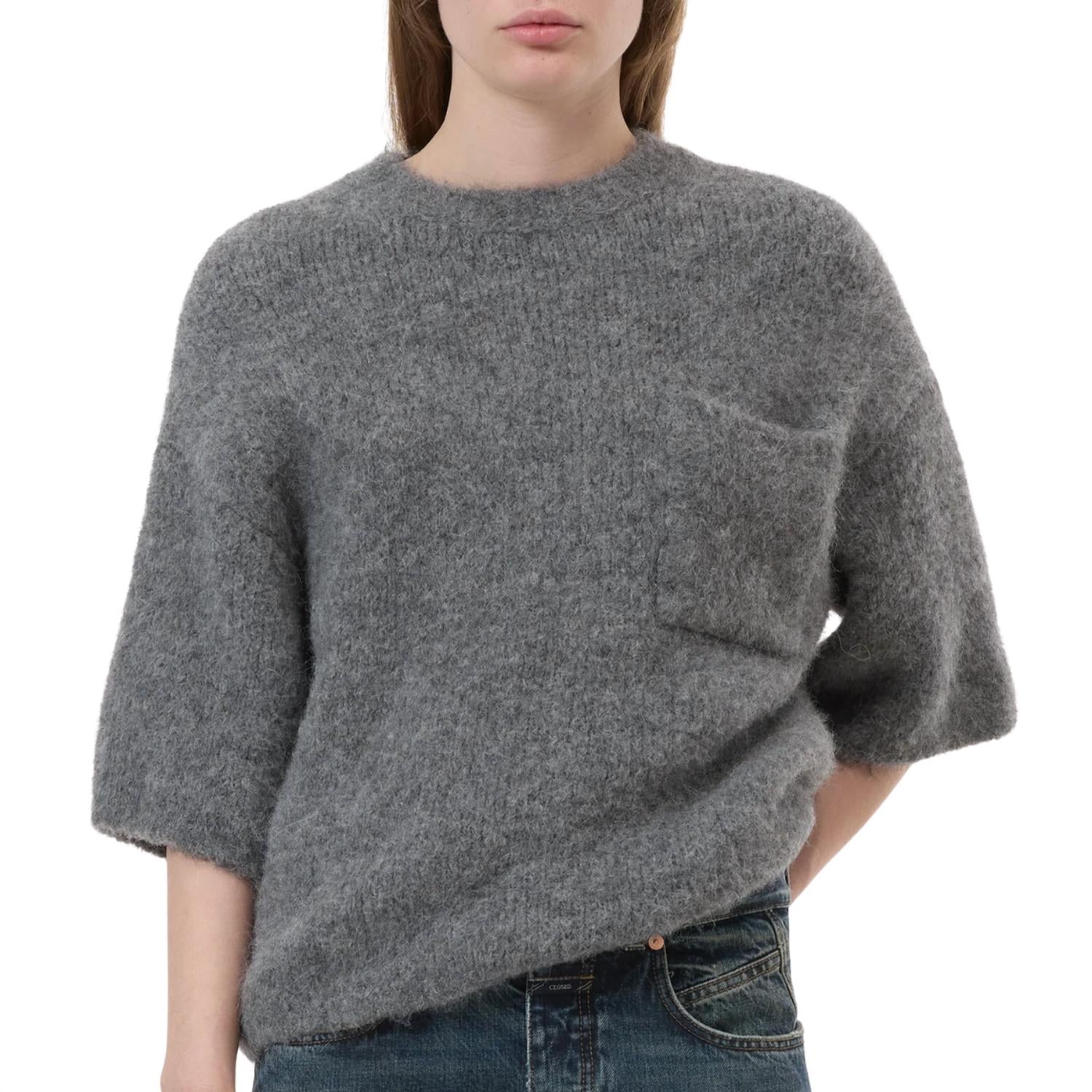 Closed - Short-Sleeve Alpaca-Mix Knit Sweater