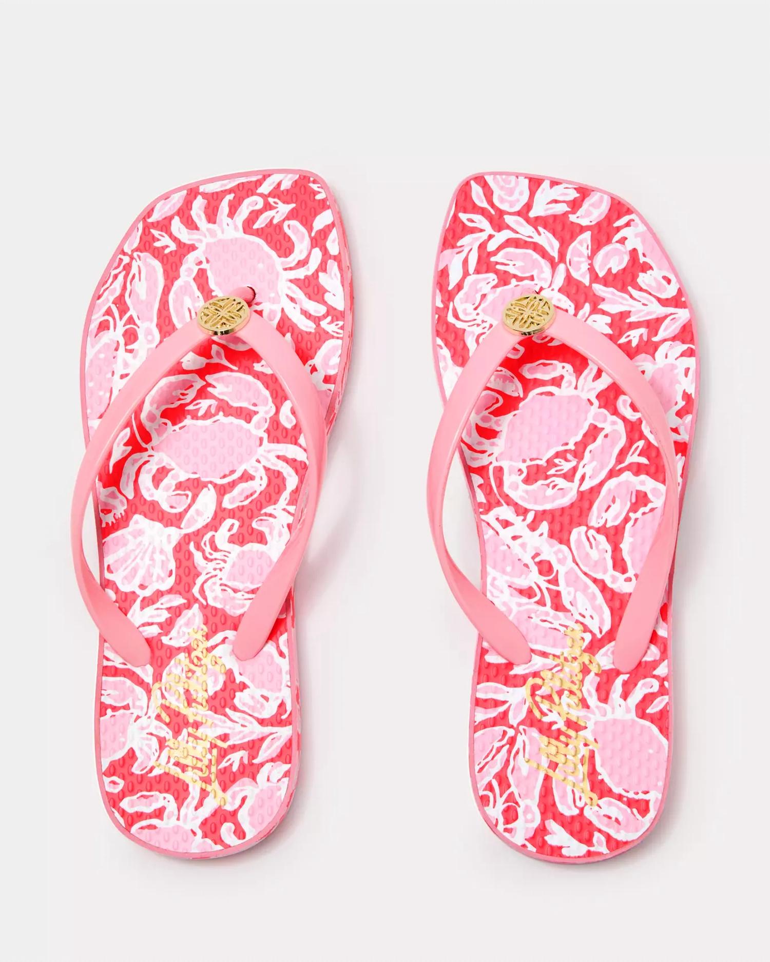 Lilly Pulitzer - Women's Sandsational Square Toe Flip Flop