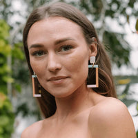 Sunshine Tienda - Women's Color Block Earrings
