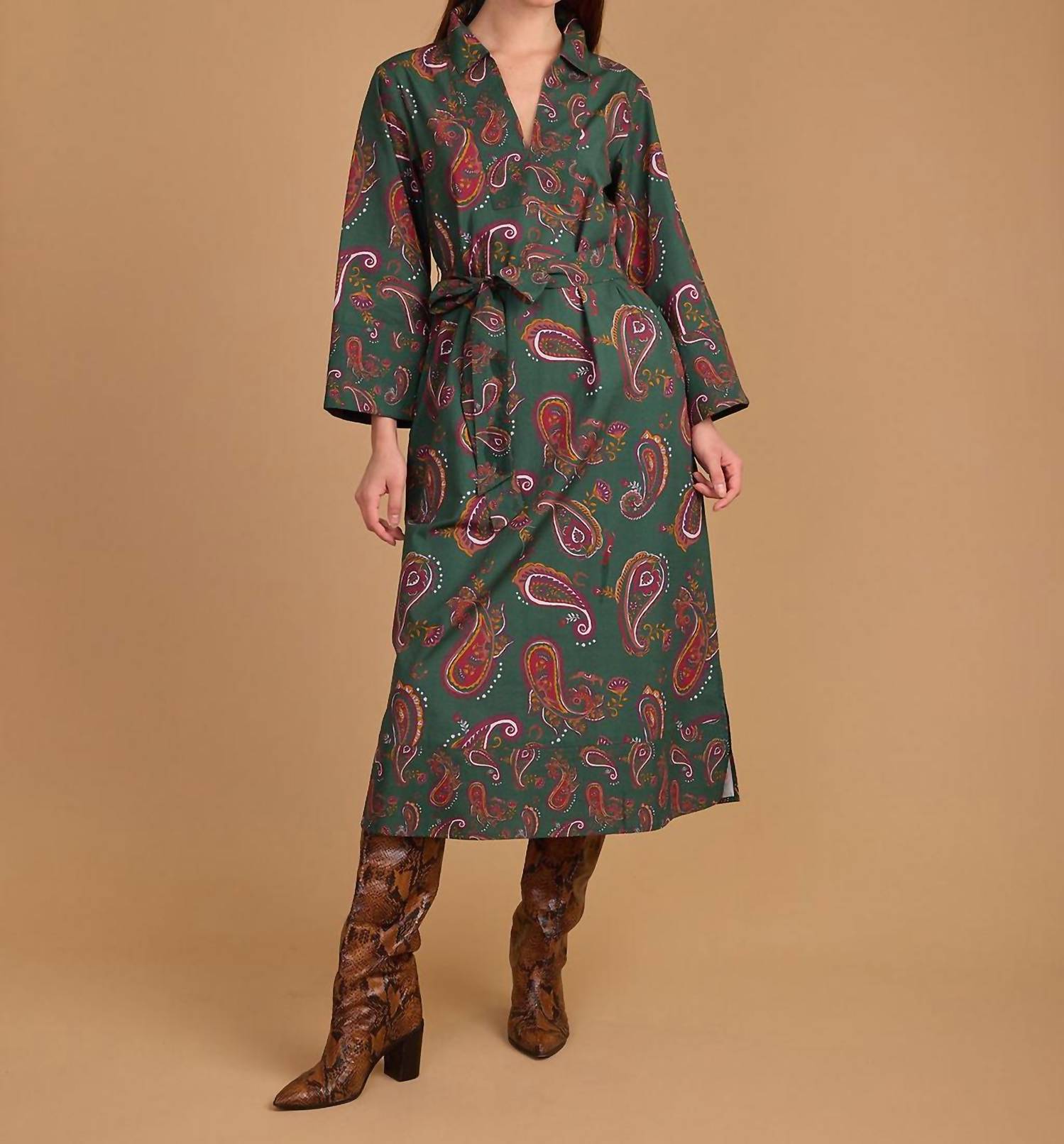 Double A - Lee Long Sleeve Midi Dress
