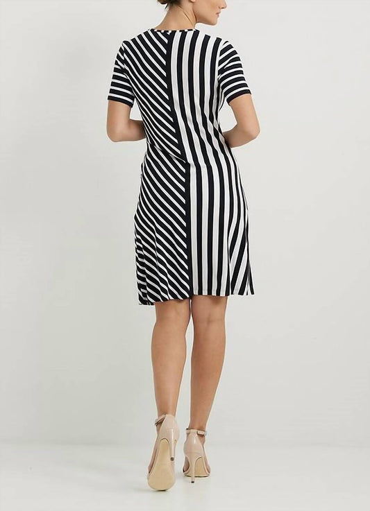 MIXED STRIPE DRESS