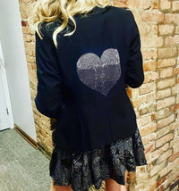Hipchik - Crystals Ombre Heart Blazer