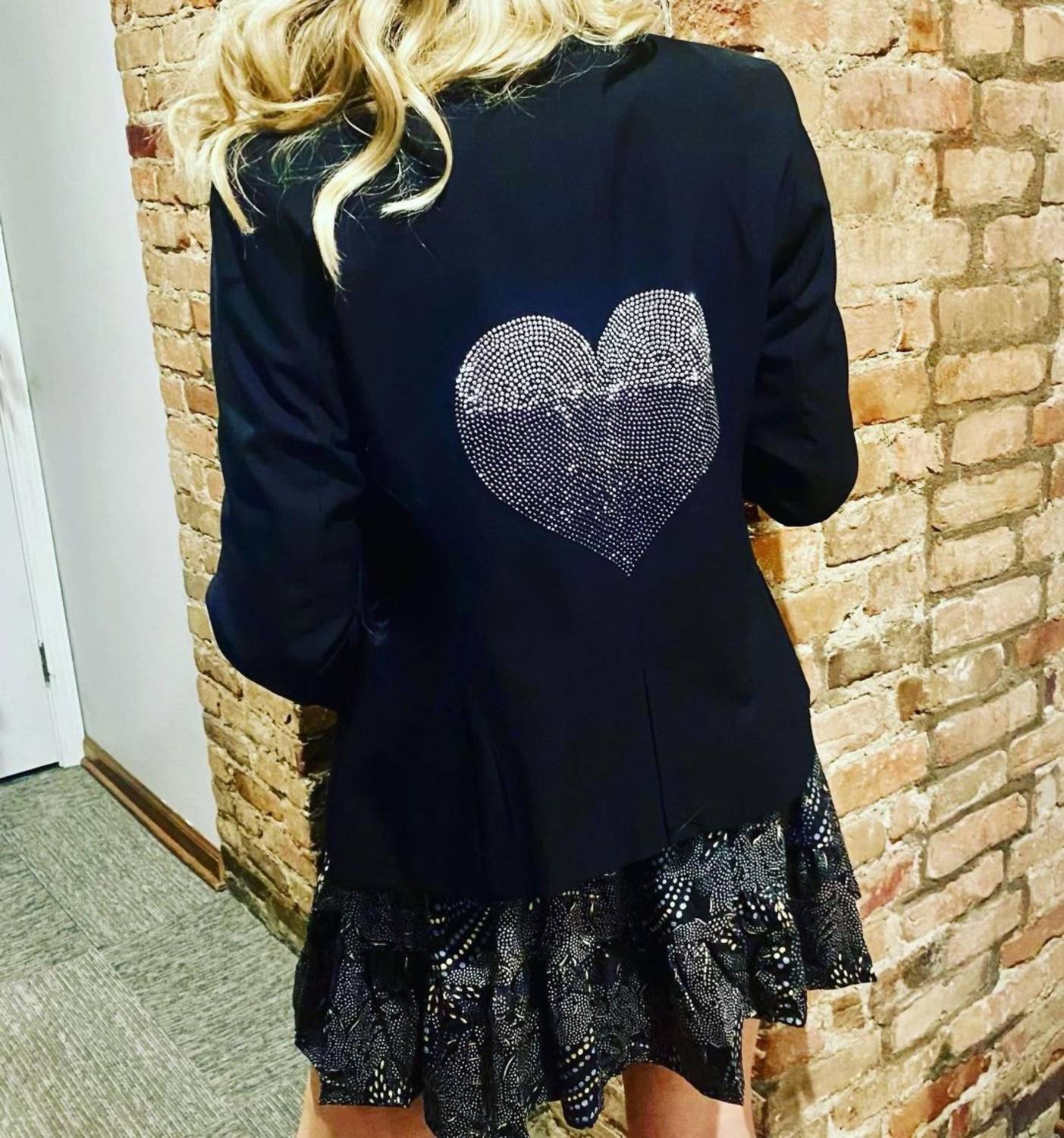Hipchik - Crystals Ombre Heart Blazer
