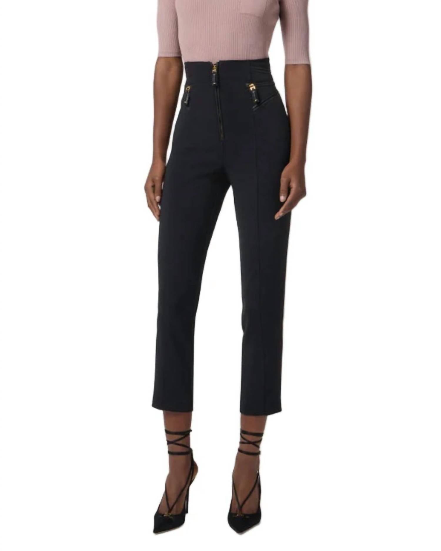 Elisabetta Franchi - Zip Detail Trouser