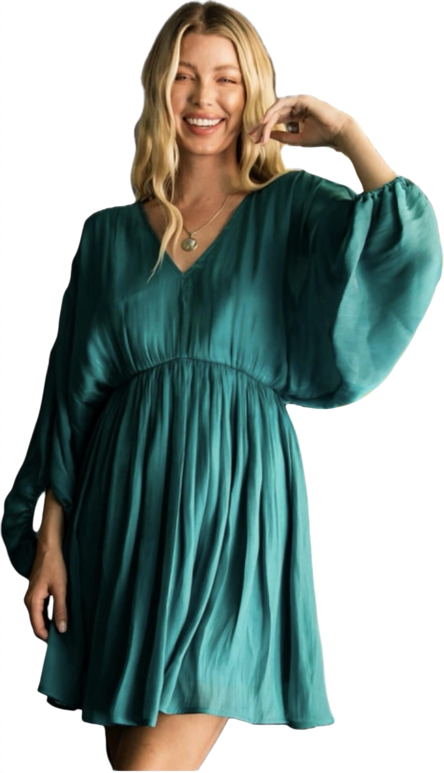 Jodifl - Metallic Shine Mini Dress