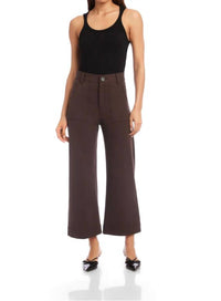 Fifteen Twenty Rylee Crop Pants in brown - women's pants