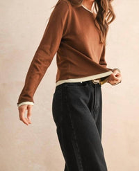 Miou Muse - Looks Latered Lightweight Sweater Top