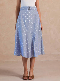 Current Air - Galaxy A-line Midi Skirt