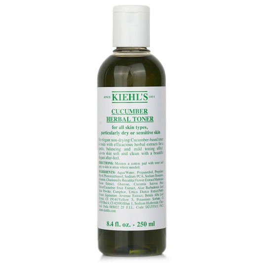 Kiehl'S - CUCUMBER HERBAL ALCOHOL FREE TONER ALL SKIN TYPES - MEDIUM SIZE 8.4OZ (250ML)