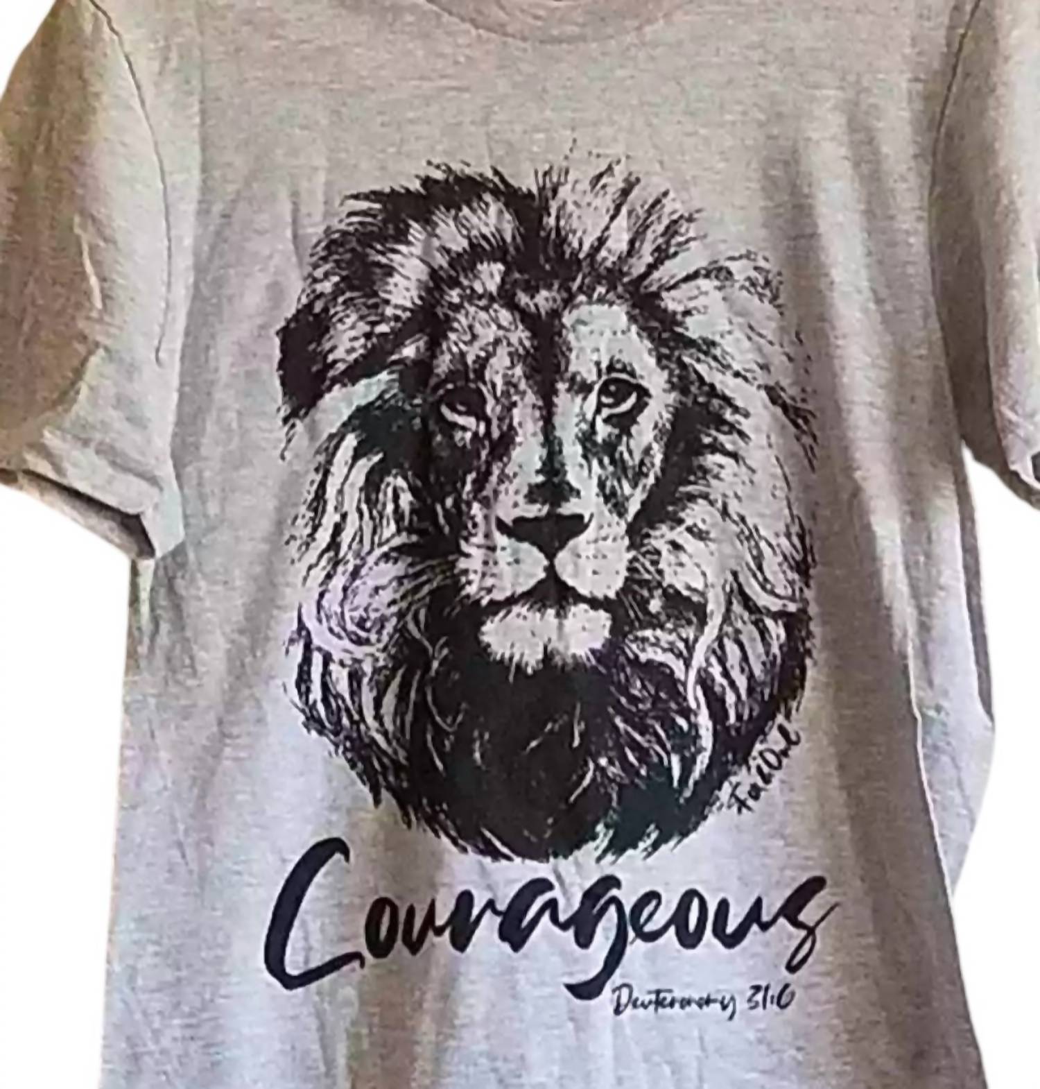 Fox And Owl - Unisex Courageous Lion T-shirt