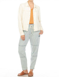 Hello Nite - Mick Raw Edge Snap Jacket