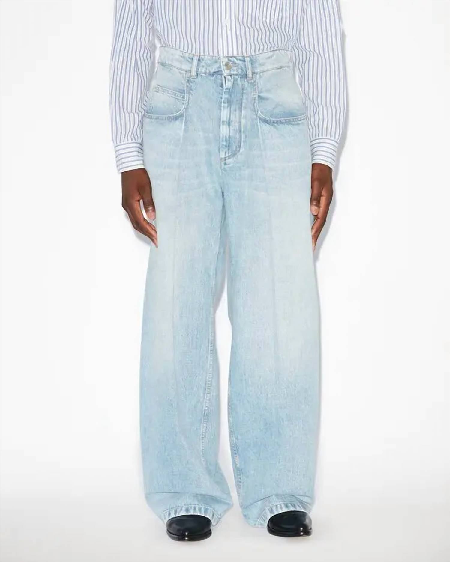 Isabel Marant - Janael High Rise Loose Fit Jeans