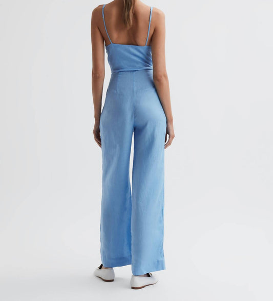 Reiss - Emily Linen Side Tie Jumpsuit