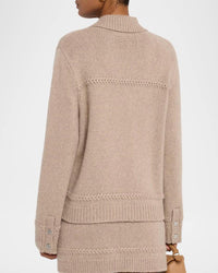 Guest In Residence Jean Jacket in residence jean jacket in taupe - women's jacket - alternate view