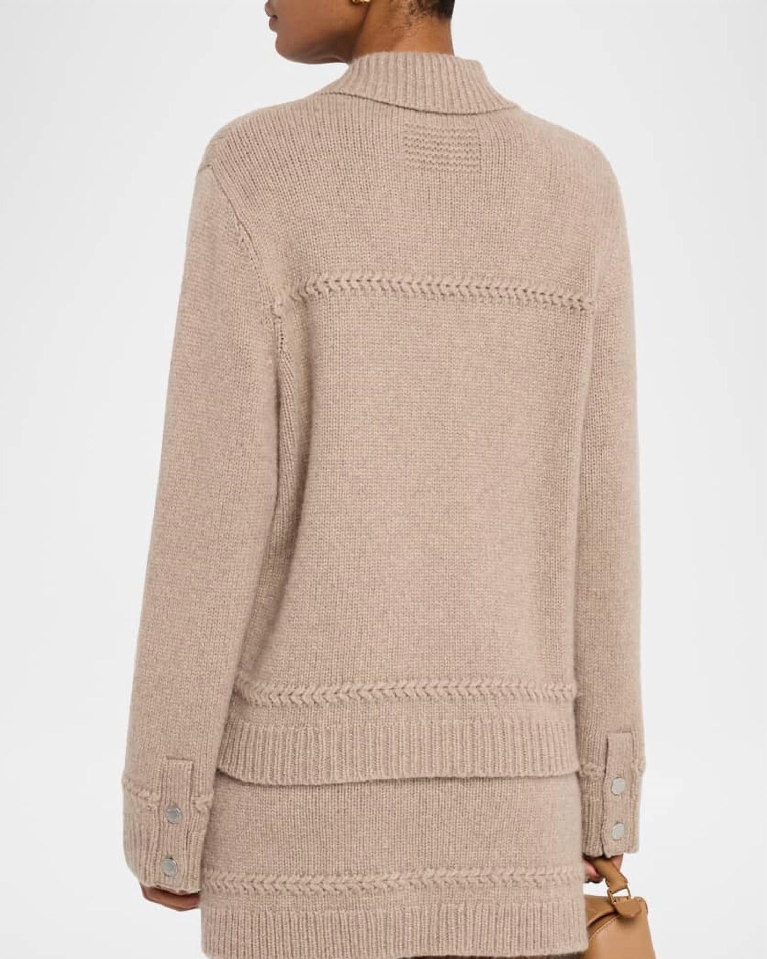 Guest In Residence Jean Jacket in residence jean jacket in taupe - women's jacket - alternate view