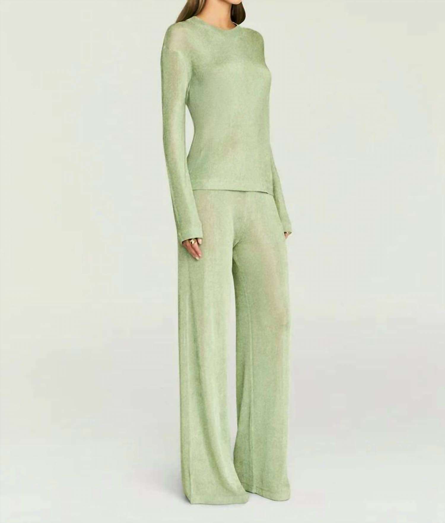 Ser.O.Ya - Sheldon Metallic Knit Pant