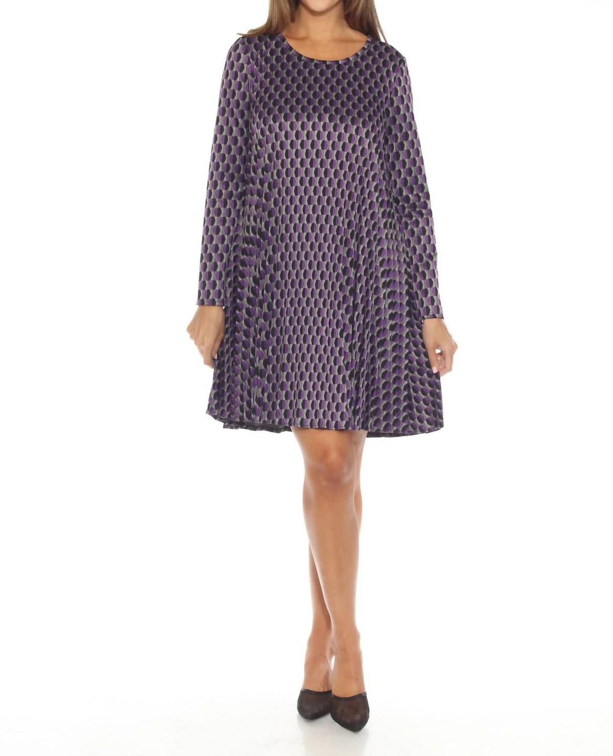 Joseph Ribkoff - Geometric Knit Shift Dress