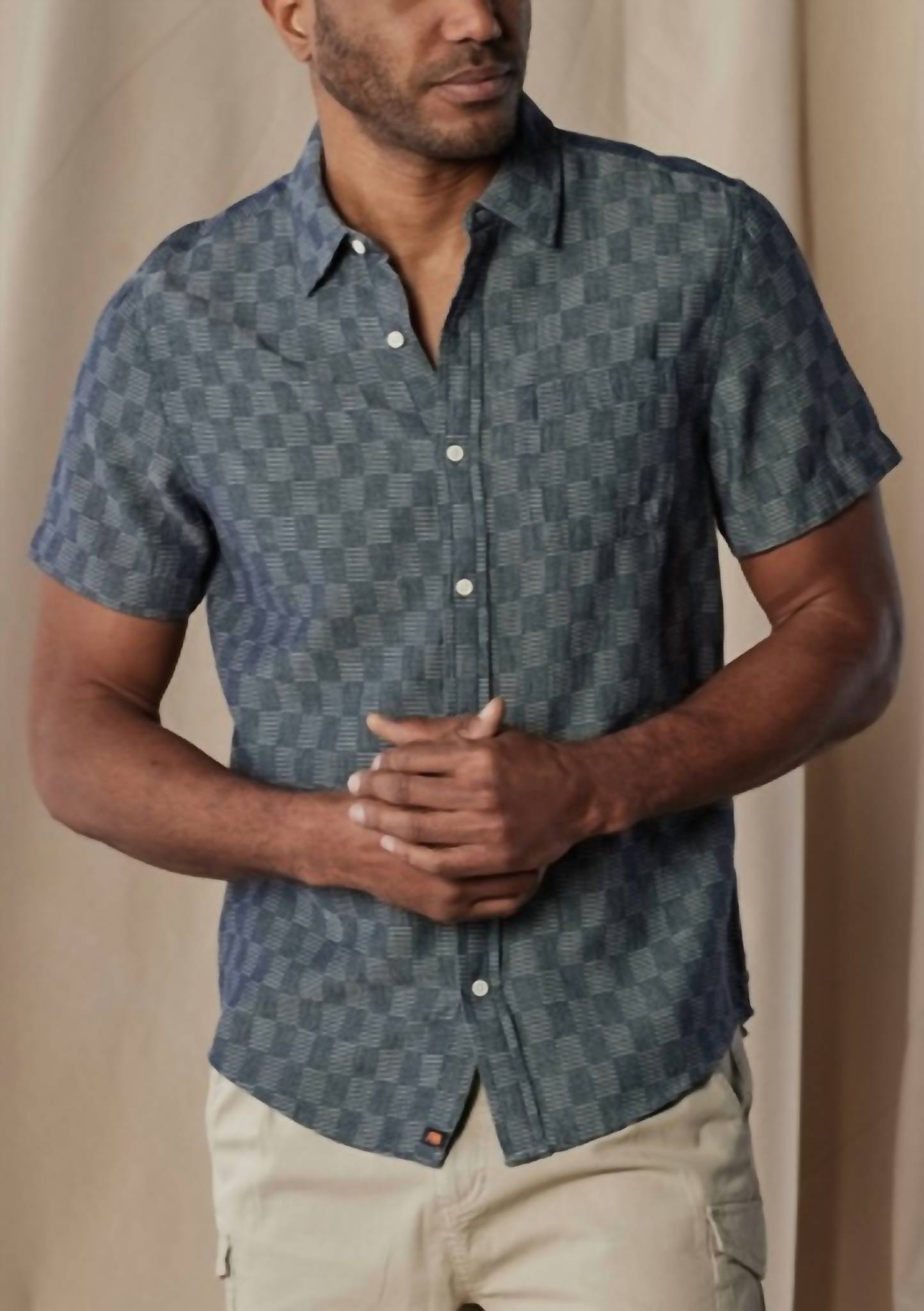 The Normal Brand - Freshwater Short Sleeve Button Up Shirt