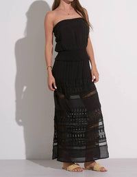 Elan - Strapless Maxi Dress