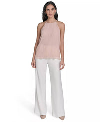 Calvin Klein - Pleated Chiffon Halter Top