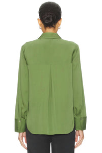 Vince - Long Sleeve Button Down Blouse