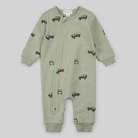 Miles Baby - Boy's All Terrain Long Sleeve Zip Coverall