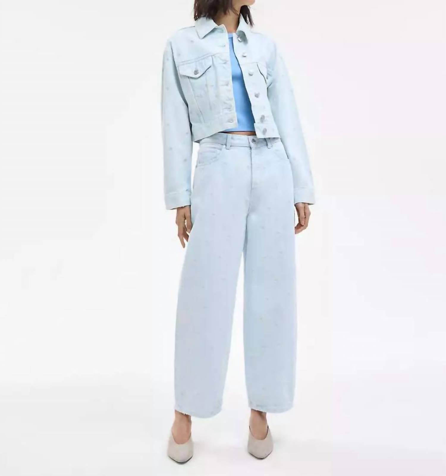 Hugo Boss High-rise Taper Jeans in blue - women's jeans