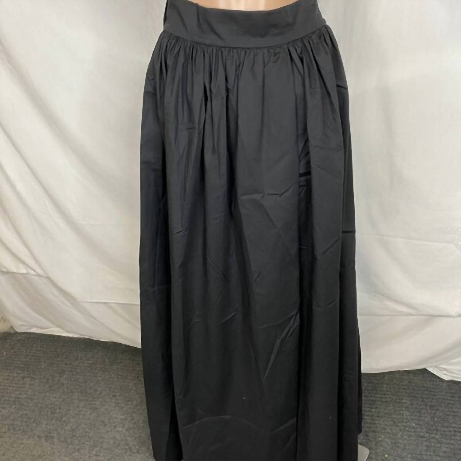 ADRIANA DEGREAS Women's Midi Skirt in black - women's skirt