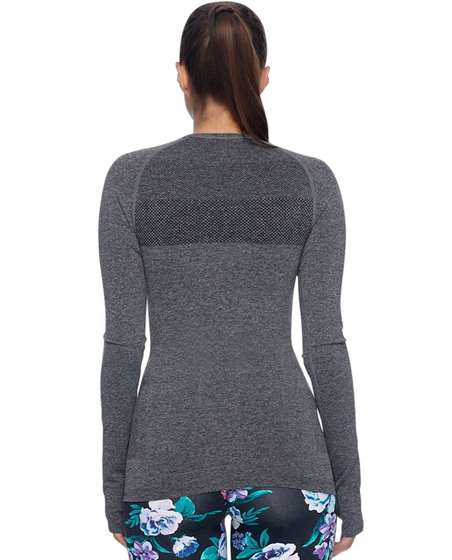 Body Glove - Charcoal Joshua Tree Seamless Long Sleeve Pullover