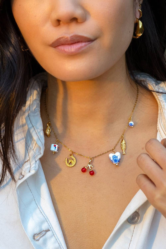 Peter + June - Lucky Charmed Necklace
