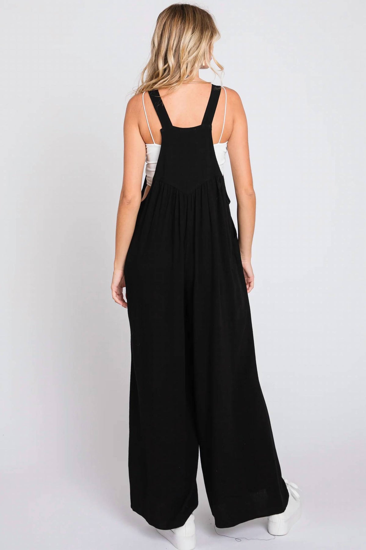 Risen - Linen Wide Leg Overalls
