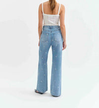 Daze - Far Out High Rise Wide Leg Jean